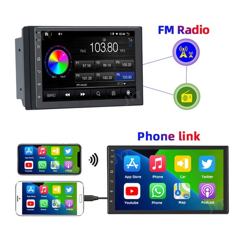 Double Android Player Buy Android 7 Inch Double Din Car Mp5 Player Dvd Player Car Video Radio ...