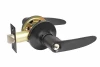 ANSI grade 3 standard matte black finish security tubular door handle lock