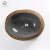 Import Archaizing Style Grey Granite Stone Oval Shape Table Top Wash Basin Lavabo from China