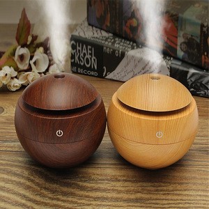 Aroma Essential Oil Diffuser 130ML usb wood grain best easy home humidifier ultrasonic