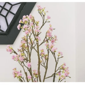 Artificial Superior Popular Ornamental Pink Flower Tree Sakura Indoor Outdoor Decoration