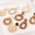 Import ArtiladyStyle Handmade Wooden Weave Bamboo Hoop Earrings Korea Rattan Earrings For Women Birthday Party Gift from China