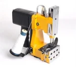 Automatic Cutting Electric Portable Handheld Non Woven Small Sacks Bags Closer Sewing Machine