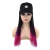 Import Baby Long Strainght Wigs Hats Women Braids Jean Caps And Head Band Winter Human Hair Beanie Wig With Hat On The Top from China