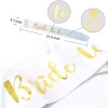Bachelorette Party Decorations Bridal Shower Supplies Bride to be kit - Banner,Sash,Foil Tassels,Engagement Ring Balloon