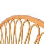 Bahama Rattan Bedhead Half Moon headboard for unique bedstead can mix with teak beadstead or other