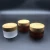 Import Bamboo cosmetic jars 5g 30g 50g 100g 150g  round transparent amber glass cream jar with child resistant cap from China