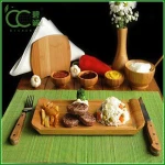 Bamboo Meat Dish For Lunch
