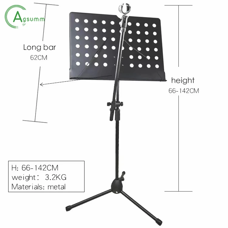 Bankmaster musical instrument music book stand with three legs stands AGS-513