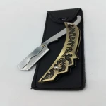 Barber Edge Razor Folding Straight Shaving Razor Folding Stainless Steel Straight Barber Edge Razor Folding Shaving Knife