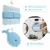 Import Bath Kneeler with Elbow Rest Pad Set 1.75 inch Kneeling Pad Elbow Support with Toy Organizer Baby Bath Mat Bathtub Mat from China