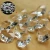 Import Beads Accessories 14mm Machine Cut Crystal Octagon Chain for Chandelier Crystal Parts from China