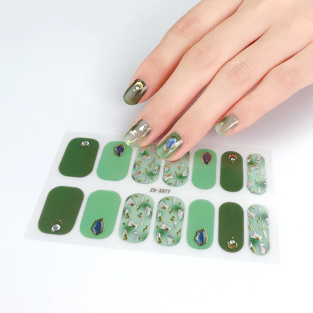Beauty nails supplies self adhesive rhinestone nail sticker nails salon professional products