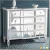 Import Bedroom furniture modern wood nightstand mirrored bedside cabinet with drawers from China