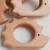 Import Beech wood Christmas tree baby teether ring wood napkin ring Nature Christmas Tree wood grasping sensory infant toys from China