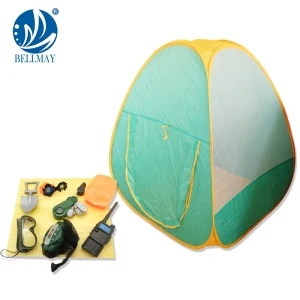Bemay Toy Promotional Children Pop Up Tent Waterproof Camp Set Folding Play Tent For Camping