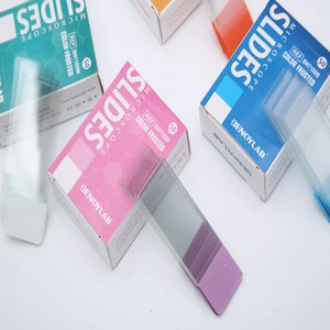 BENOYLAB Disposable Color Frosted Microscope Slides