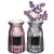 Import Best factory beautiful good quality wedding decoration color flower glass vase from China
