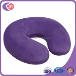 Best quality soft cover memory foam travel neck pillow