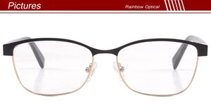 Best quality with crystal parts metal eyeglasses for women
