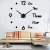 Import Best Selling Custom Logo Luxury Quartz Digital Electronic Metal Rome Numeral Round Big DIY Wall World Watch Clock from China
