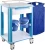 Import best selling items medical dirty dressing treatment trolley laundry logistic trolley with drawer from China