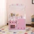 Import Big space pink wooden kitchen toys play sets modern kitchen toy sets for kids from China