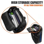 Bike Bag Bicycle Panniers with Adjustable Hooks carrying Handle Reflective Trim  sport bike storage bag pannier bag