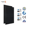 BIPV Solar Panel Full Black Large Half Cut 9BB  solar generator system 330w