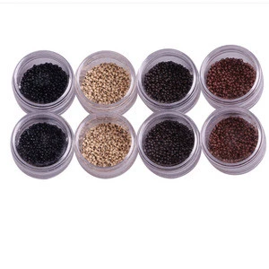 black color ,light/dark brown ,blonde color Nano beads for Nano ring hair