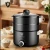 Import Black/White/Green  Logo Customization Stainless Steel Food Electric Steamer from China