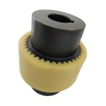 Bowex Type Plastic Nylon Flexible Curved Tooth Sleeve Gear Brake Drum Shaft Coupling