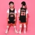 Import Boys Sports Basketball Clothes Suit Summer New Children&#39;s Fashion Leisure Letters Baby shorts+ T-shirt 2pcs sets kids from China