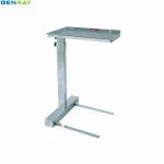 BR-SOT04 Guangzhou Gas Spring Height Adjustable  Stainless Steel Hospital Instrument Tray Table Mayo Trolley Prices
