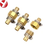 Brass Quick Coupling Hose Connectors For Garden Rubber Hose