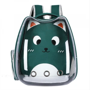 Breathable Durable Pet Bag Cat Carrier Portable Transparent Space Capsule Backpack