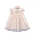 Import breathable girl o-neck knee-length lace baby clothes dress from China