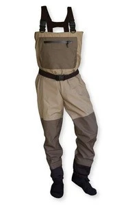 Breathable stocking foot water proof fishing wader