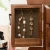 Import Brownish red box Double side door Storage Necklace Ring Bracelet Watch Collect exquisite ornaments Solid wood jewelry box from China