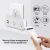 Import BSD08 Smart socket wifi mobile phone switch timing plug voice control USB socket US standard socket from China