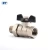 Import BT1019 1inch brass ball valve water  butterfly ball valve from China