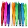 Bulk Cock Tail Plumage 50-55cm Artificial Crafts Plume Grass Green Pheasant Tail Feather For Decoration Carnival Costumes