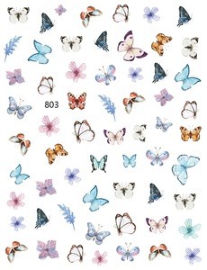 Butterfly Beauty Personal Care Nail Art Fashion Decals Nails Acrylic Nail Stickers