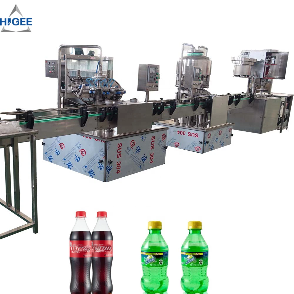 Carbonated beverage filling machine with soda sparkling juice water for co2 gas production line industrial and soft drinks