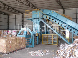 Cardboard compactor baler/carton compress machine/ recycling machine baler