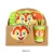 Import Cartoon Bamboo Fiber Children Kid Baby Division Dinner Plates Tableware Unbreakable Plate Bowl Cup Spoon Fork Dinnerware from China