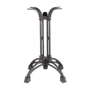 cast iron pedestal Industrial Black outdoor metal table legs