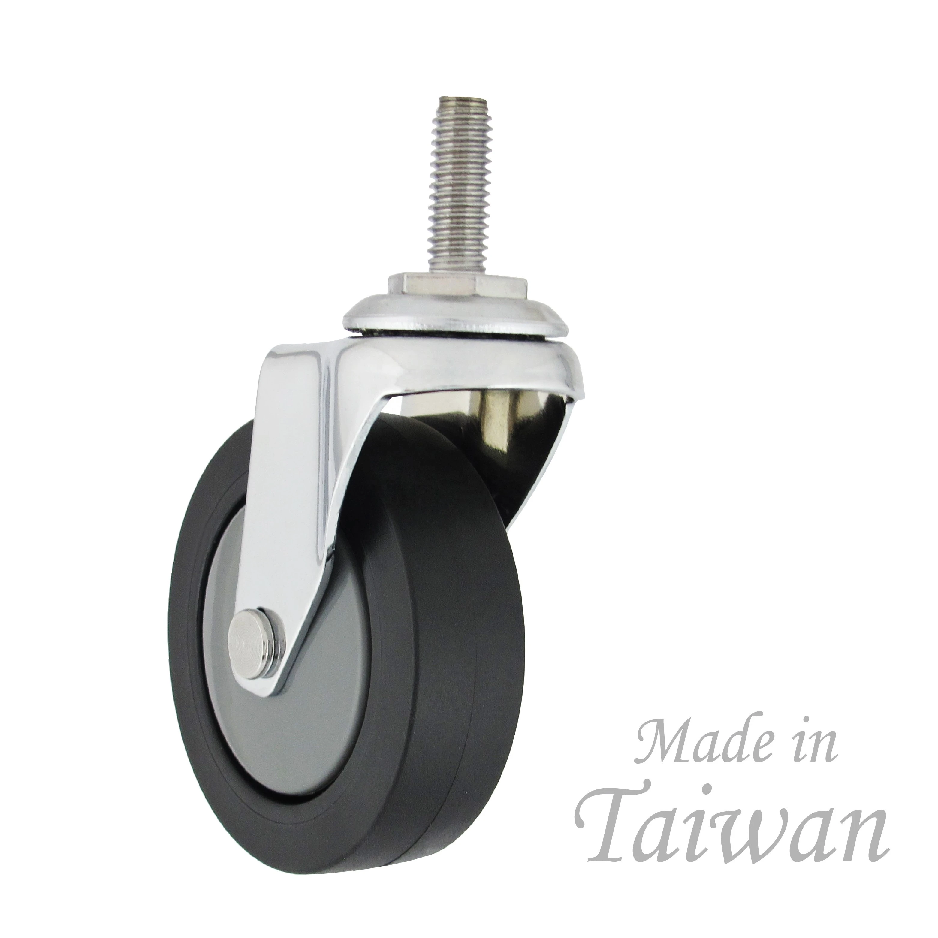 CCE Caster 3 Inch PU Wheels With Steel Chrome bracket Caster