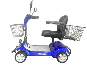 CE approval high quality costly elderly e-scooter 48V with shopping basket