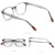 Import CE Certificated Plastic Cellulose Propionate Material Eyewear Transparent Color With Spot Pattern Students Optical Frame Glasses from China